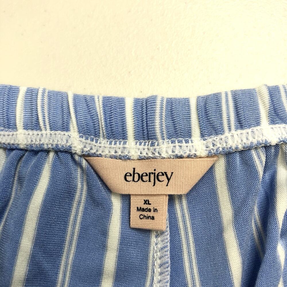 NWT Eberjey Gisele Shortie Short Pajama Set Modal Blend Size XL Vista Blue - Picture 8 of 10
